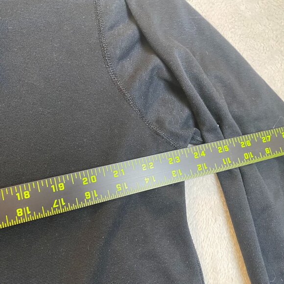 Duluth Mens 1/4 Zip Pullover Shirt Size XL Black Long Sleeve - Picture 4 of 6